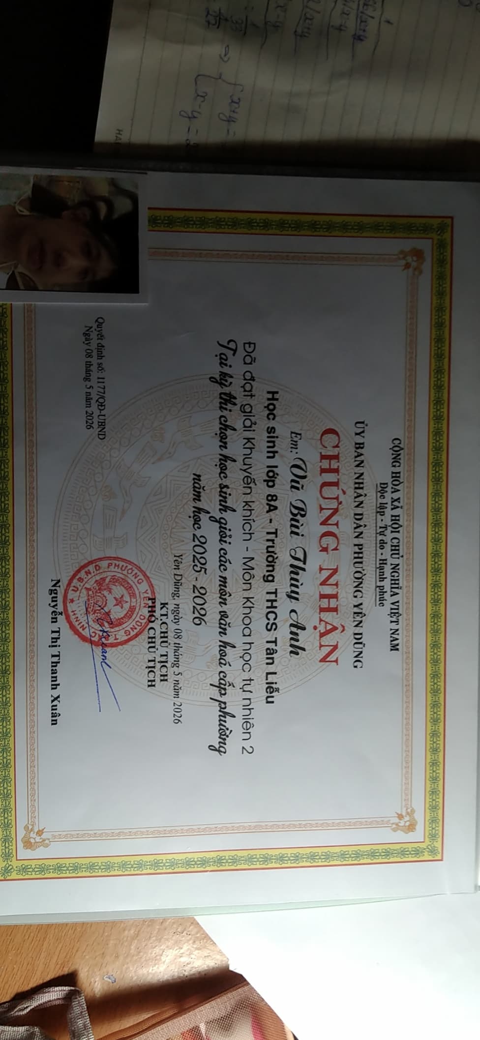 Giải học sinh giỏi